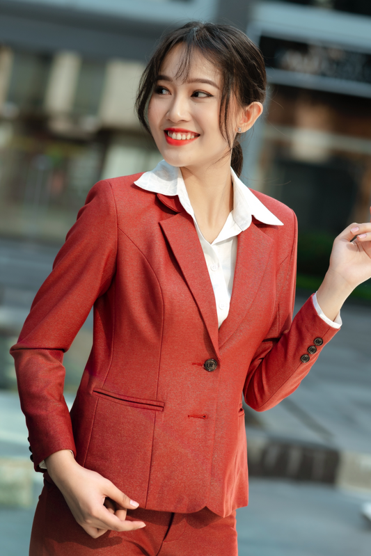Button Front Blazer